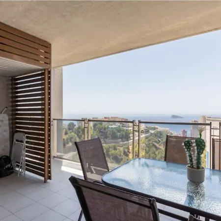 Residencial Mirador Del Mediterraneo Con Vistas Al Mar! Appartamento Benidorm