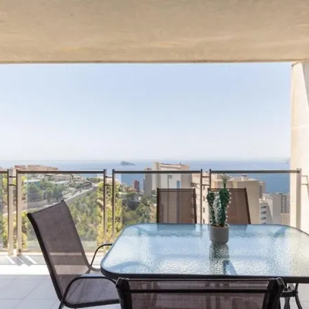 Residencial Mirador Del Mediterraneo Con Vistas Al Mar! アパート ベニドルム