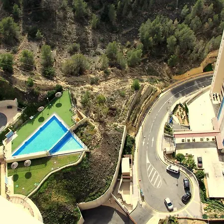 Residencial Mirador Del Mediterraneo Con Vistas Al Mar! アパート ベニドルム